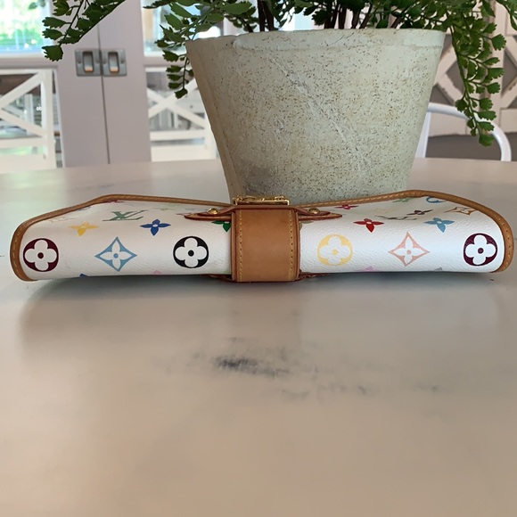 Louis Vuitton White Multicolore Shirley Clutch - Picture 3 of 14